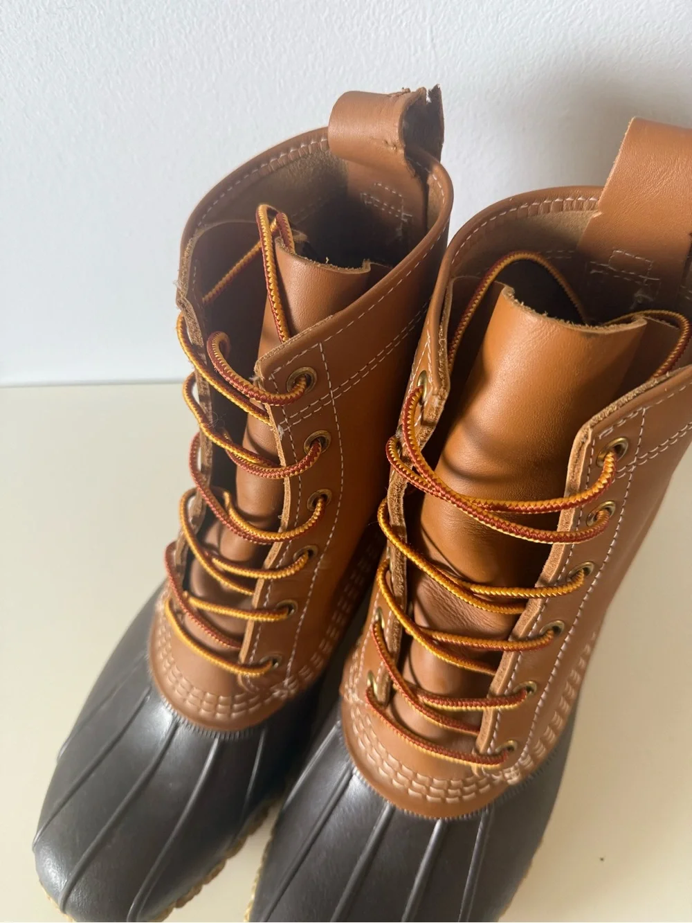 LLBean Bean Boots Women’s Brown and Black Waterproof Duck Boot